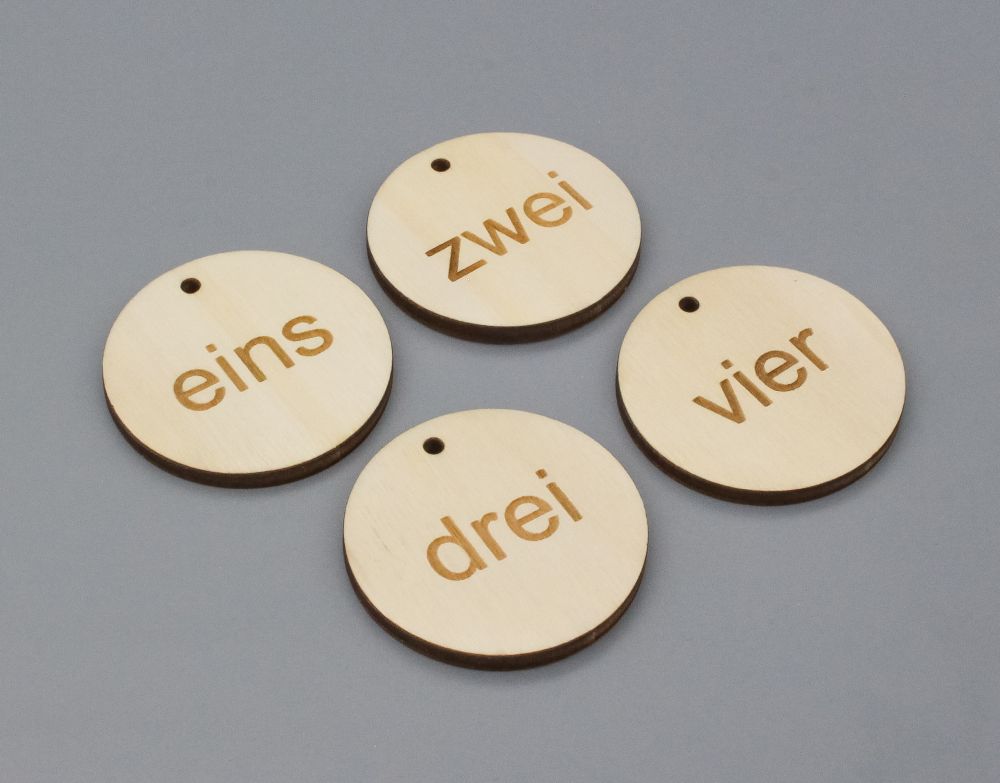 Zahlen Adventskranz Variante 3