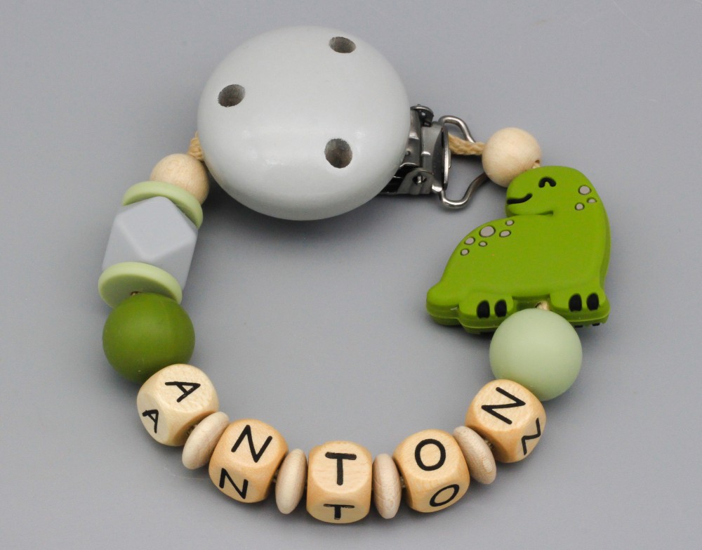 Schnullerkette und Namen
