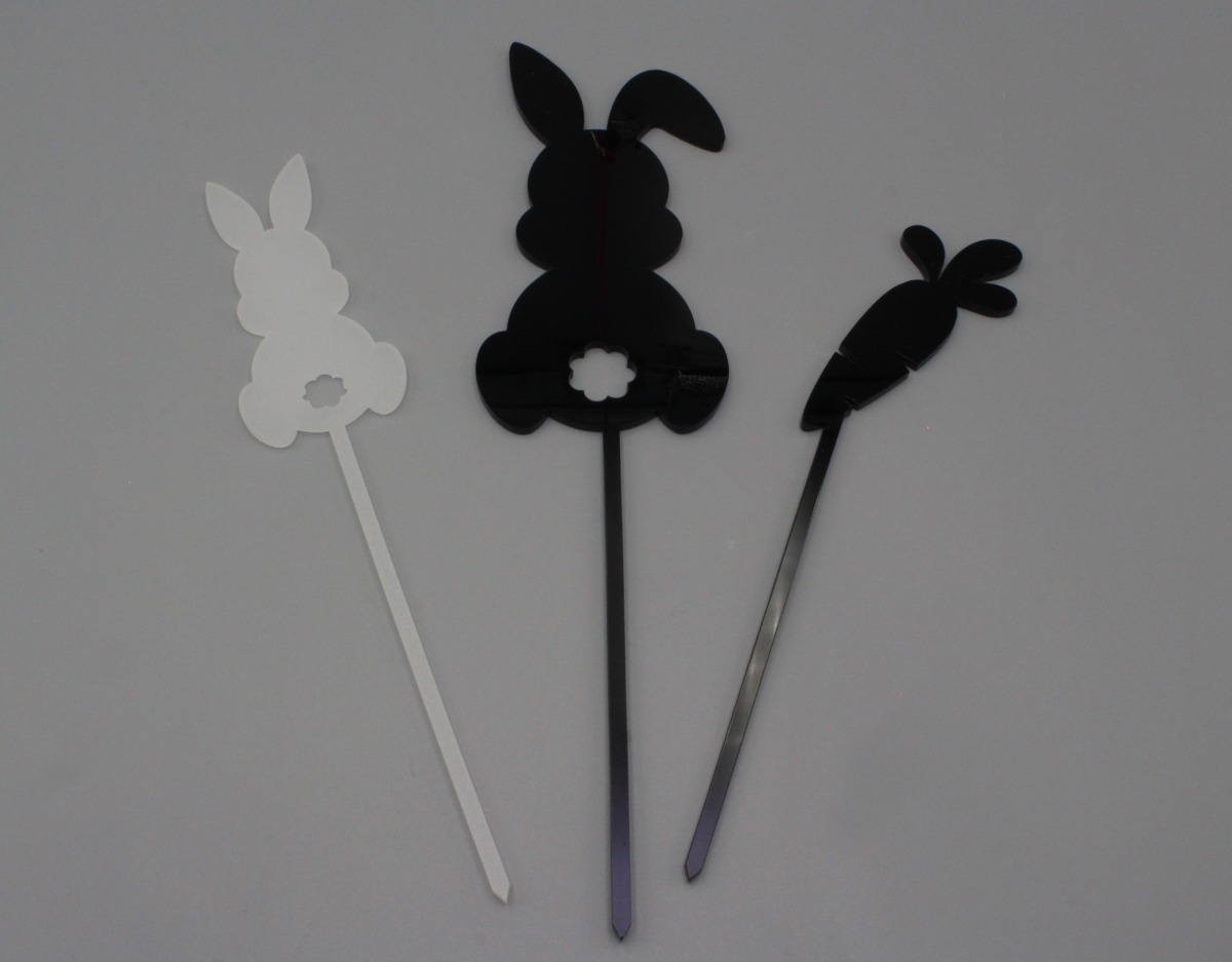 Hasenstecker Schwarz / Weiß