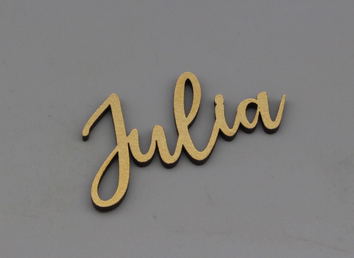Platzkarten Lasercut aus Holz / MDF/ Gold Hochzeit / Taufe / Geburtstag etc.