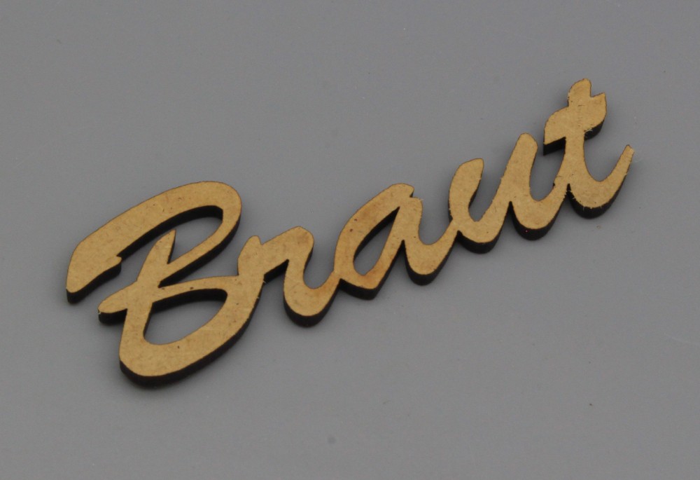 Platzkarten Lasercut aus Holz / MDF Hochzeit / Taufe / Geburtstag etc.