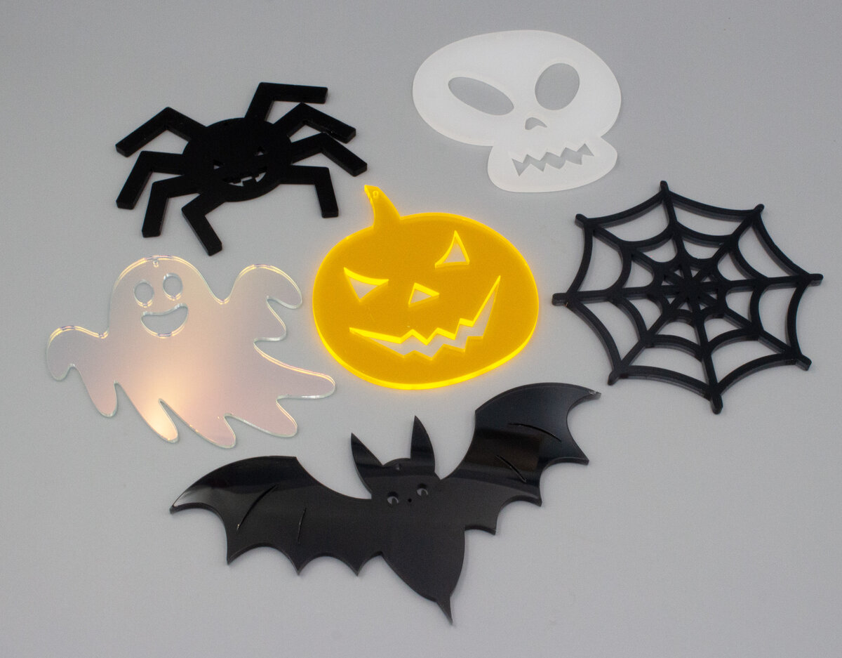 Sonnenfänger Halloween mit Spinne Bild 1