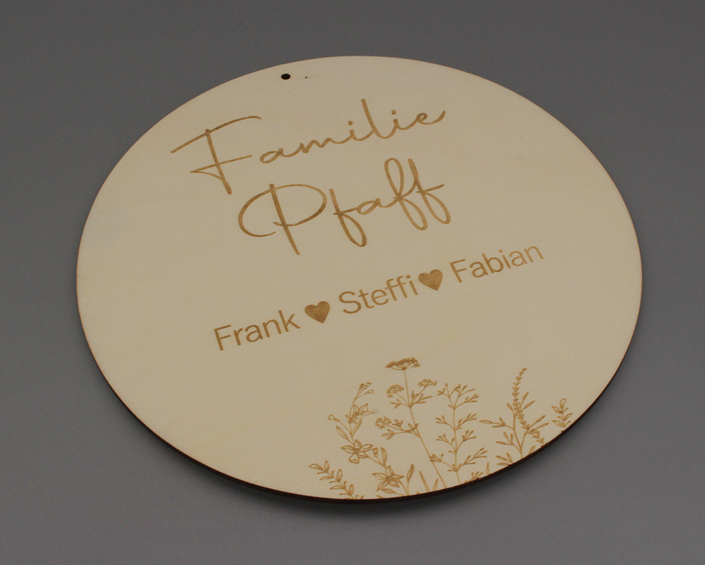 Familientürschild
