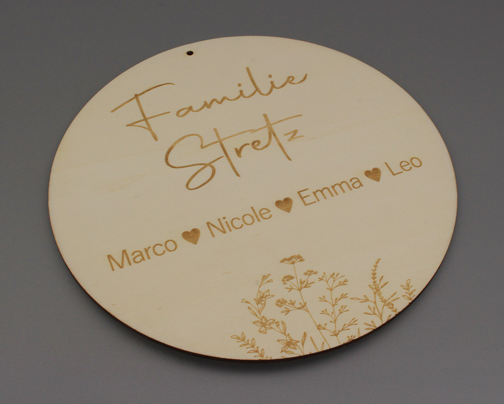 Familientürschild