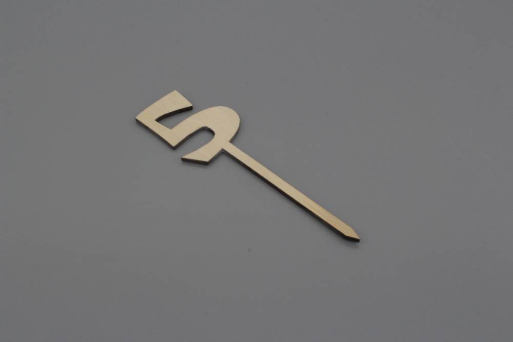 Cake Topper Zahl 5