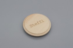 Bierdeckel / Glaseckel mit Wunschlasergravur