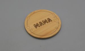 Untersetzer aus Bambus personalisiert mit Wunschgravur