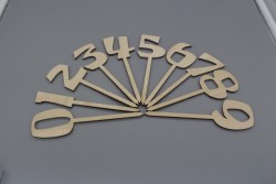 Cake Topper Zahlenset 0-9