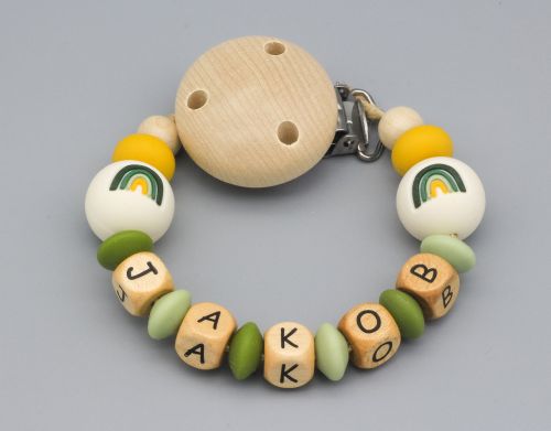 Schnullerkette und Namen