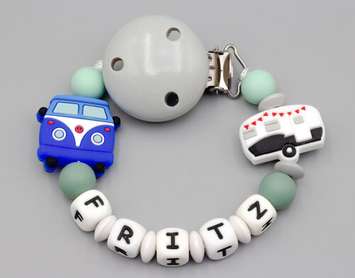 Schnullerkette Campingliebe Bild 1