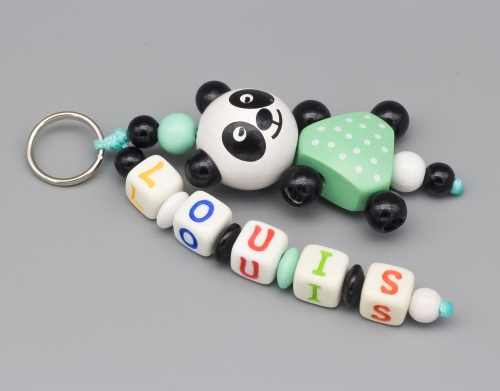 Namenanshänger Panda 2