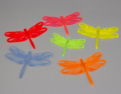 Neon Libellen Sonnenfänger 6-teiliges Set
