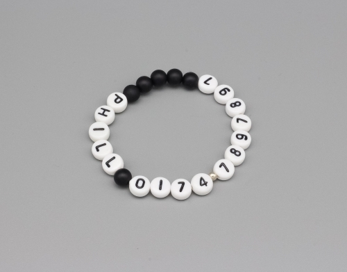 Armband SOS schwarz